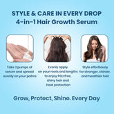 Advanced Hair Growth Serum - Power Serum - Power Gummies